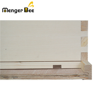 Ruche Langstroth 8 cadres personnalisée Menger Bee B-7L(8F) en sapin de Chine, joint en queue d'aronde, neuve, non assemblée, garantie 2 ans, pour apiculture