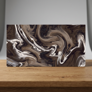 Cyclone Choco 60x120cm High <b>Gloss</b> Marble Look Polished Porcelain Tiles Premium Interior Flooring Collection - Product Image 4