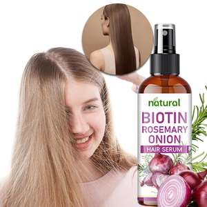 Aceite Esencial Orgánico Herbal de Alta Calidad OEM para el Crecimiento del Cabello, Aceite de Biotina, Romero y Cebolla, Extracción Natural para el Crecimiento del Cabello - Product Image 3