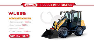 Электрический колесный телескопический погрузчик 0.4ton 0.8ton 1.0ton <span class=keywords><strong>1.2ton</strong></span> сельскохозяйственная Строительная Лопата оборудование мини-погрузчик - Product Image 2
