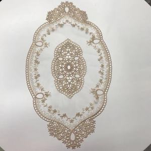 Manteles individuales con encaje floral, posavasos para mesa de café, decoraciones, cojines para sofá, accesorios vintage para fotografías, cubierta de encaje - Product Image 4