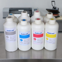 Encre en vrac InkLab Premium 1000ml à base d'eau pour transfert thermique sur film PET, pour impression numérique sur tissus, textiles et T-shirts