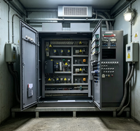 Boîtier de distribution d'alimentation AC industriel en métal 100A avec disjoncteur IP30/IP40/IP54, PDU à verrouillage intelligent 480V-690V