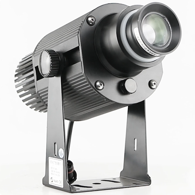 Custom 50W Gobo Rotating LED Projector Light IP67 Waterproof Outdoor Door Advertising CE Certified Aluminum Alloy for LED 5500