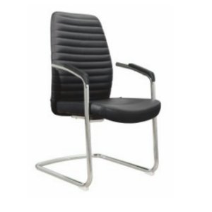 Chaise de bureau moderne et confortable en cuir 36019-1610C/B/A - Product Image 2