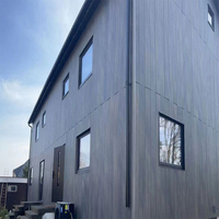 Panneau de bardage en WPC imperméable pour extérieur, panneau mural décoratif en composite bois-plastique