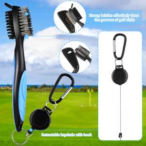 Kit d'accessoires de golf personnalisés, kit de nettoyage de clubs de golf, serviette en microfibre, brosse de nettoyage, outil de réparation, sac à balles pour hommes et femmes, cadeaux - Product Image 5