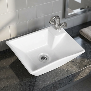 Modern <b>Stone</b> Look Ceramic Countertop Vanity Lavabo Hand Wash Basin Sink Bathroom Sanitary Ware Products - Product Image 5