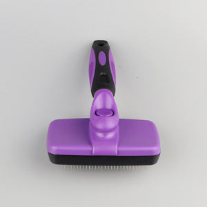 Wholesale Self-Cleaning ABS Pet Grooming Products Dog Hair Remover Comb and Hair <b>Removal</b> Brush for Dogs and Cats <b>Box</b> Packing - Product Image 2