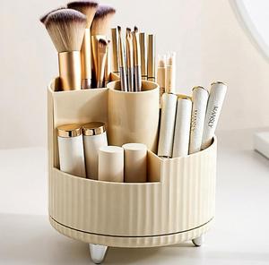 Eyeshadow Powder Puff <b>Shelf</b> Desktop CosmetiC Organizer Storage <b>Box</b> Jewelry Skincare Plastic Makeup - Product Image 6