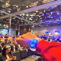 Bracelet lumineux LED Sincen RGB pour concert KPOP, avec télécommande 433 MHz, interaction spectateur, en silicone