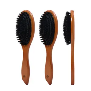 Wet Hair Brushes For Women Blow Drying Detangler Thick Thin Hair Wooden Paddle Hair Scalp Care Cushion Airbag Massage Hairbrush