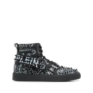 Scarpe eleganti a monte con Graffiti Hi-Top - Product Image 1
