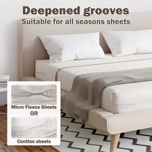 Attaches de draps avec sangles de maintien ajustables pour maintenir les draps en place, ferme et resserrés, attaches d'angle robustes pour draps, compatibles avec tous les matelas - Product Image 2