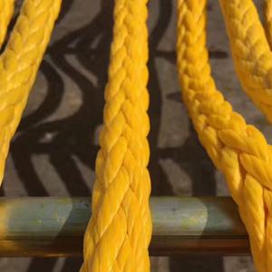 Cuerda de alambre de cabrestante sintético de alta calidad, cuerda de cabrestante UHMWPE sintética de 12 hebras para barco - Product Image 5