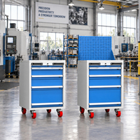 Chariot à outils mobile en acier multi-tiroirs avec poignée ergonomique, OEM ODM, pour garage, atelier, réparation automobile, chariot à outils roulant