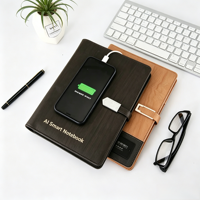 Artículos Promocionales, Regalos de Boda, Diario, Cuaderno con Bluetooth e IA, Set de Regalo con Bolígrafo, Set de Regalo Corporativo para Conferencias y Negocios