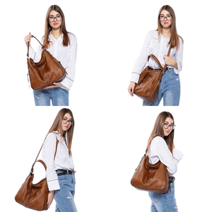 Tassel Pendant <b>Laptop</b> Shoulder Custom Logo Tote <b>Bag</b> Personalized Crossbody Set PU <b>Leather</b> <b>Bag</b> <b>Women</b> Handbag With Zipper - Product Image 6