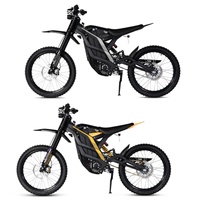 Moto tout-terrain électrique Falcon Pro, moteur central 10000W, vitesse 85km/h, batterie lithium 72V, modèle officiel