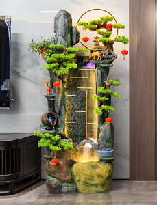 تشنيشي تمثال صيني متأرجح خارجي لحديقة المياه مخصص لتزيين المنزل هدايا تدفئة للمتاجر نافورة إمدادات المياه - Product Image 5