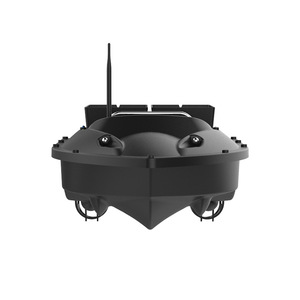 Barco Cebador de Pesca RC D13c 54x27x21cm con Doble Tolva, Control Remoto, Alcance de 400-500M, Retorno con un Solo Botón, Plástico Negro - Product Image 5