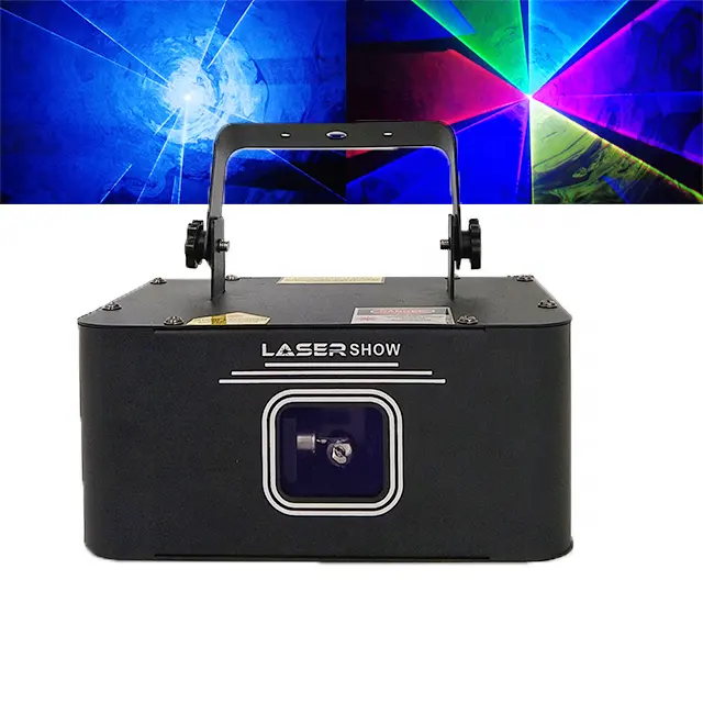 Culb Disco Stage Lighting Equipment Professional 2W RGB Aluminum Laser DJ Party Park laser light