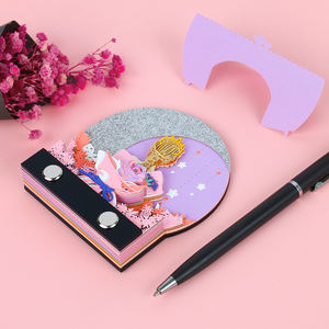 Cadeaux créatifs pour filles, petits ornements de bureau, sculpture sur papier artisanal, mignon, <span class=keywords><strong>Post</strong></span>-<span class=keywords><strong>It</strong></span>, bloc-notes magnétique 3D - Product Image 6