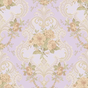 Beau Luxe Style Européen À Fleurs Papier Peint À La Maison de Conception - Product Image 3