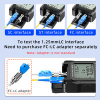 Medidor de Potencia Óptica Portátil 3 en 1, Localizador Visual de Fallas VFL de 10mW, Conector FC, Probador de Cables de Red 5G FTTH, Herramientas de Fibra Óptica