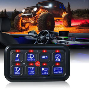 ストロボパルスモードLEDパネル12V RGBワイヤレス<span class=keywords><strong>8</strong></span>ギャングスイッチパネルリレーボックスAPP付き - Product Image 3