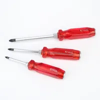 Lot de 6 tournevis marteau magnétiques CR-V, outils multifonctions en acier inoxydable avec poignée en PVC, étui rigide, personnalisable pour le bricolage, OEM Phillips