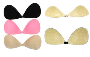 Bra Push Up Backless Terlihat Asli, Bra Silikon Push Up Lengket Depan Tanpa Tali Push Up - Product Image 4