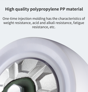 YTOP <span class=keywords><strong>5</strong></span> Zoll Lenk rollen Weiße Rollen PP Möbel Rad rollen - Product Image 2