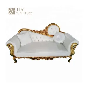 JJY-GWY-A001 pasokan pabrik Cina kualitas terbaik Royal pernikahan King Throne Sofa sewa untuk acara