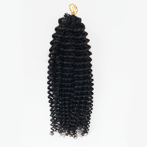 <b>Human</b> <b>Crochet</b> <b>Hair</b> for Black Women 60g Pre Separated 50 Srtands <b>Deep</b> <b>Wave</b> Extensions Invisible Miracle Knots Boho <b>Crochet</b> Bundle - Product Image 5