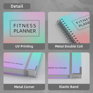 Tùy Chỉnh Xoắn Ốc Trọng Lượng Giảm Cân Phù Hợp Với Cuốn Sách Nhật Ký Tập Thể Dục Kế Hoạch Với Hộp - Product Image 2