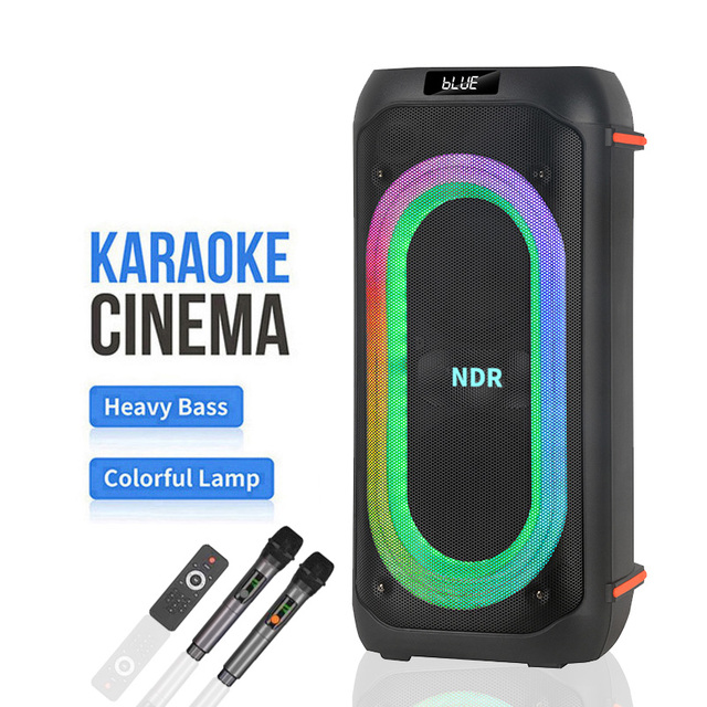 NDR-717 Music Bubble Portable Bluetooth Speaker with Colorful LED Lights, Mini Wireless Outdoor Speaker