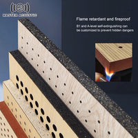 Paneles Acústicos Decorativos MJ MASTER ACOUSTIC, Panel de Pared con Absorción de Sonido, Diseño de Madera, Solución de Control de Ruido para Exteriores