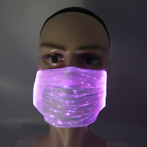 Nuova promozione illuminazione colore ricarica USB Led Light Up Party Mask Rave Led <span class=keywords><strong>maschera</strong></span> di Halloween per Bar - Product Image 1