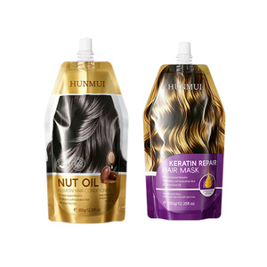 Masque capillaire à la kératine Hunmui 350g, réparation et nutrition profonde pour les cheveux abîmés, secs et crépus - Product Image 3