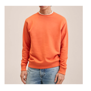 เสื้อยืดคอกลมสำหรับผู้ชายผ้าฝ้าย100% ย้อมสีล้วนสำหรับฤดูหนาว2022ออกแบบโลโก้ได้ตามต้องการ - Product Image 5