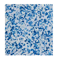 Vente directe du fabricant, feuille décorative en PVC nacré bleu profond et blanc, imitation nacre, pour la décoration de boîtes à bijoux