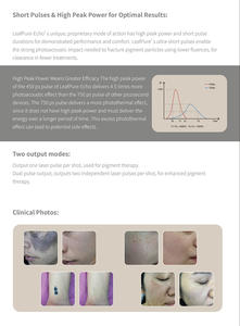 Leaflife Portable ISO13485 450PS High Peak Power <span class=keywords><strong>Precio</strong></span> <span class=keywords><strong>de</strong></span> fábrica Picosegundos láser eliminación <span class=keywords><strong>de</strong></span> tatuajes máquina láser-LeafPure - Product Image 2