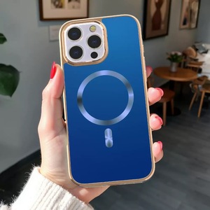 Tẩy tế bào chết Electroplated CD Pattern Magnetic trường hợp điện thoại cho 16Promax điện thoại di động Trường hợp for15pro bao gồm cho iphone17 Pro Max - Product Image 6