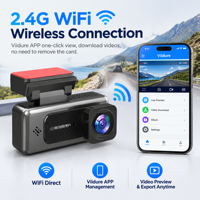 Nouvelle caméra embarquée HD 4K+1080P Wifi GPS double objectif, caméra de tableau de bord 4K, DVR de voiture, double objectif avant et arrière 4K+1080P, WIFI GPS, caméra embarquée 4K