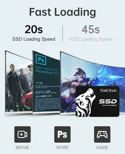 SIMDISK 256 GB 2.5 인치 개인 슈퍼 스피드 SSD 솔리드 스테이트 드라이브 SSD 256 GB