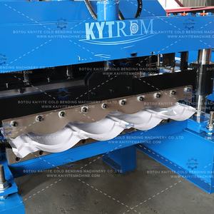 高速釉薬瓦成形機輸出品質IBRロール成形装置、古代の屋根板金瓦製造用 - Product Image 3