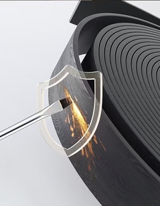Factory Direct Sale Gray Color Eco-Friendly Scratch-Resistant PVC <b>Edge</b> <b>Banding</b> Waterproof 0.4-3mm Thickness - Product Image 2
