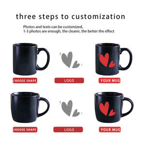 Tasse à café imprimée personnalisée 11 oz vierge <span class=keywords><strong>personnalisable</strong></span> sublimation chaleur couleur changeante tasses magiques sensibles - Product Image 2
