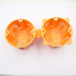 Hot bán 1-4 cách ổ cắm hộp PVC Loại trực tiếp chuyển đổi hộp <span class=keywords><strong>Wall</strong></span> Mount Phụ Kiện Điện PC cáp ống dẫn Loại trực tiếp dưới hộp - Product Image 3